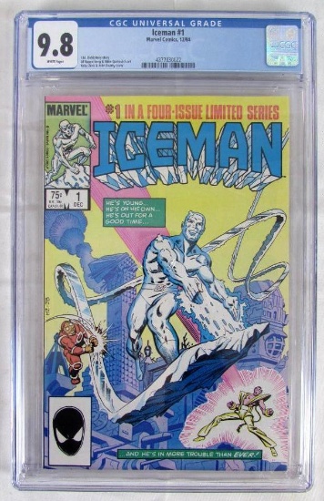 Iceman #1 (1984) Key 1st Solo Title/ Mike Zeck Cover CGC 9.8
