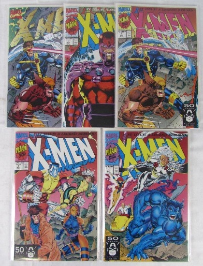 X-Men #1 (1991, Jim Lee Series) Set ALL 5 COVERS