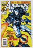 West Coast Avengers #94 (1994) Newsstand/ Key 1st Jim Rhodes as WAR MACHINE