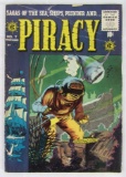 Piracy #7 (1955) Golden Age EC Comics/ Underwater Shark Cover