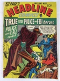 Headline Comics #35 (1949) Golden Age Crime/ Early Jack Kirby Cover