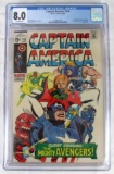 Captain America #116 (1969) Silver Age Classic Cover/ Red Skull CGC 8.0