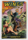 Wings Comics #69 (1946) Golden Age Fiction house/ Awesome GGA Cover!