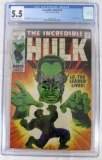 Incredible Hulk #115 (1969) Classic Silver Age Leader Cover CGC 5.5