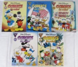 Walt Disney Comics in Color (Gladstone) #1, 2, 3, 5, 6 Oversized TPB's