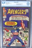 Avengers #16 (1965) Classic Kirby Cover/ Scarlet Witch & Hawkeye Join CBCS 6.0