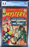 Journey into Mystery #100 (1964) Early Thor/ Classic Kirby Mr. Hyde Cover CGC 5.5