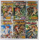 Marvel Feature (1975) Red Sonja #1, 2, 4, 5, 6, 7 Lot
