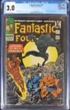 Fantastic Four #52 (1966) Key 1st Black Panther CGC 3.0