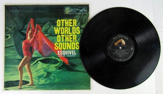 Other Worlds Other Sounds Obscure 1960's Album with Pin-Up Jacket