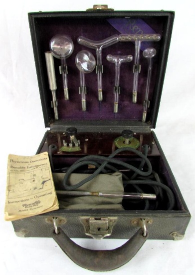 Outstanding Antique RenuLife Violet Ray "Quack" Medical Device