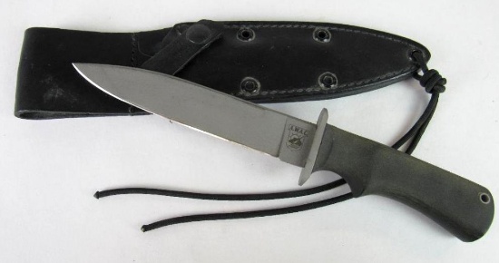 1990's Blackjack Custom Blades USA Made (Effingham, IL) A.W.A.C. Fixed Blade Knife