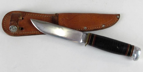 Antique Marbles Gladstone, Mich Fixed Blade Sport Knife