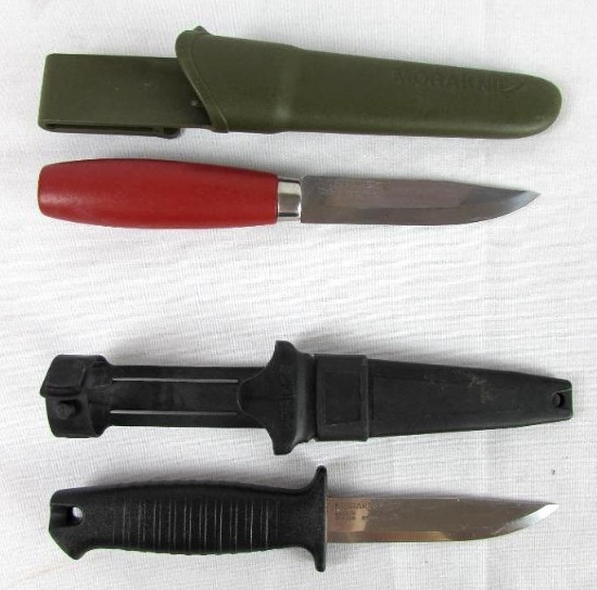 (2) Morakniv Fixed Blade Knives- Made in Sweden