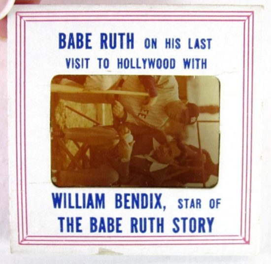 Babe Ruth Story Original (1948) Advertising Slide