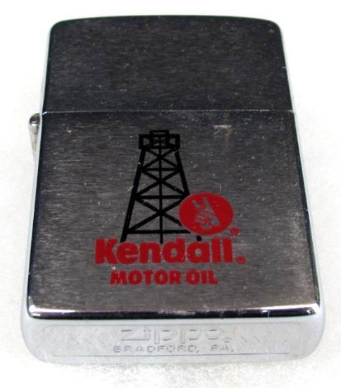 Rare 1985 Kendall Motor Oil Zippo Lighter