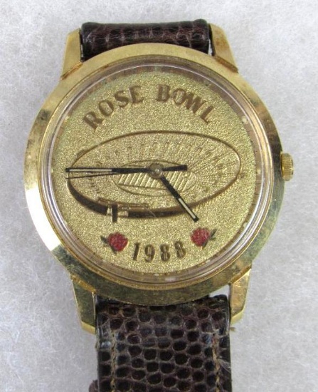 Rare Original 1988 Rose Bowl Wrist Watch Named Player- Jostens Michigan Wolverines