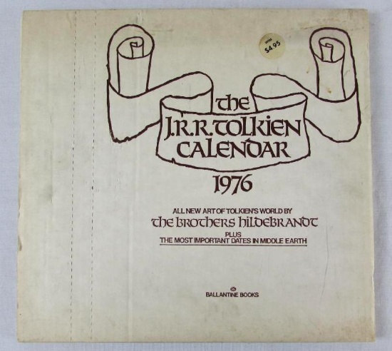 J.R.R. Tolkein (1976) Calendar Sealed in Original Box