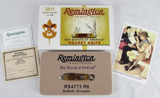 2011 Remington RS4773 R6 Boy Scouts of America Folding Knife MIB