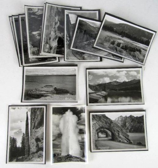 Yellowstone National Park Group of (17) c.1920 Lucier Photographs