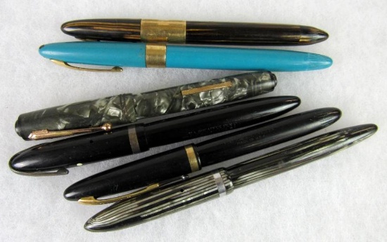 Lot (6) Antique Shaeffer Fountain Pens