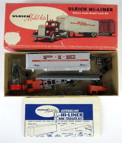 Antique Ulrich Hi-Liner HO Scale PIE Express 1:87 Metal Model Kit MIB