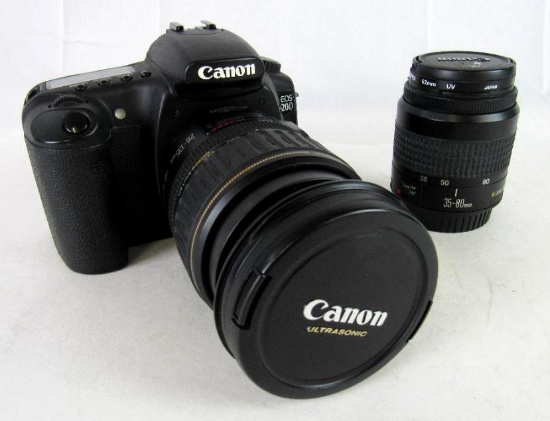 Canon EOS 20D 35mm Camers w/ 2 Lenses