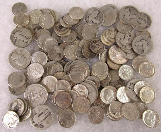 U.S. Silver Coin Mixed Group of $16.25 Face Value
