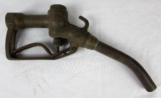 Antique OPW #400 (Cinncinnatti, OH) Visible Era Brass Gas Pump Nozzle