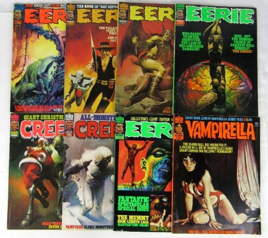 Warren Press Group of (8) Bronze Vampirella, Creepy & Eerie