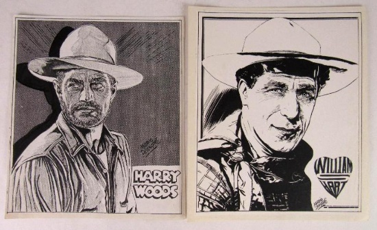 Mario DeMarco Group of (2) Original Western Drawings
