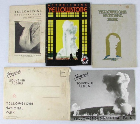 Yellowstone National Park Group of (4) Antique Publications