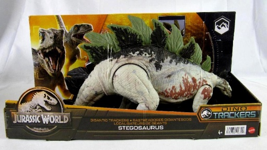 Mattel Jurassic World Stegosaurus Dino Trackers NIP