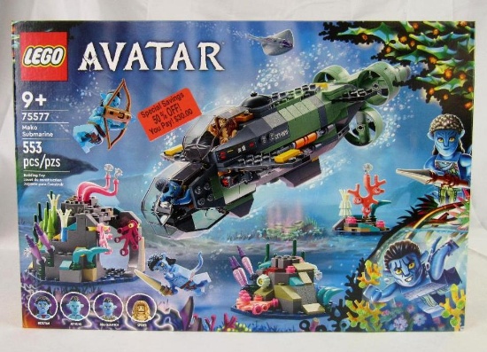 Lego Avatar #75577 Mako Submarine MIB