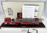 Franklin Mint 1:32 Scale Diecast 1965 Seagrave Ladder Truck Fire Engine MIB