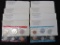Lot (8) 1969 P&D US Mint Sets (40% Silver)
