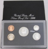 Lot (2) 1996 United States Mint Silver Proof Sets