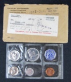 1958 P Silver Mint Proof Set in Original Envelope