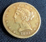 1889 S $5.00 Gold Liberty Half Eagle