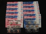 Lot (9) P&D 1999 UNC United States Mint Sets w/ State Quarters