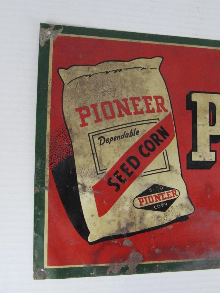 Rare Early Pioneer Seed Corn Metal Advertising | Proxibid