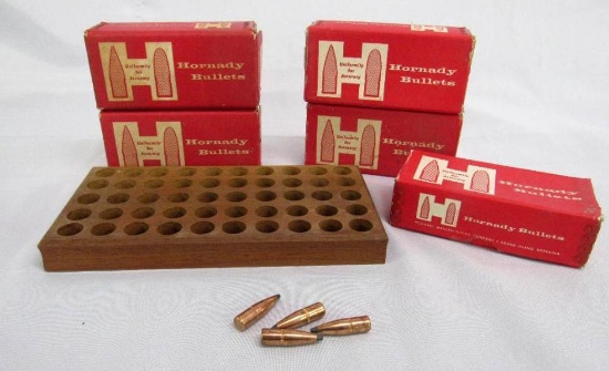 5 Boxes (500 Rds) Hornady .30 Cal .308 Bullets for Reloading ++