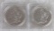 1887-S & 1890-S Morgan Silver Dollars