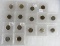 Lot (16) High Grade Vintage US .05 Nickels. Wartime, Proof, Buffalo