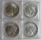 1922, 1922, 1923, 1924 Peace Silver Dollars