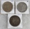 1890, 1890-O, 1900-S Morgan Silver Dollars