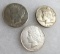 1923, 1924, 1925 Silver Peace Dollars Lot