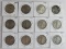 Lot (12) 1934-1941 Walking Liberty Silver Half Dollars
