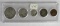 1945 US Silver Coin Set in Whitman Holder (Circulated)