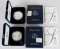Lot (2) 2005 US Silver Eagle Bullion Coins MIB .999